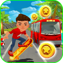 ikon Subway Skater Bus Rush: Game skateboard-subway run