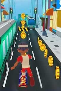 Subway Skater Bus Rush: Game skateboard-subway run screenshot 1