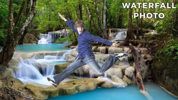 Waterfall Photo Frame - Photo Editor скриншот 1