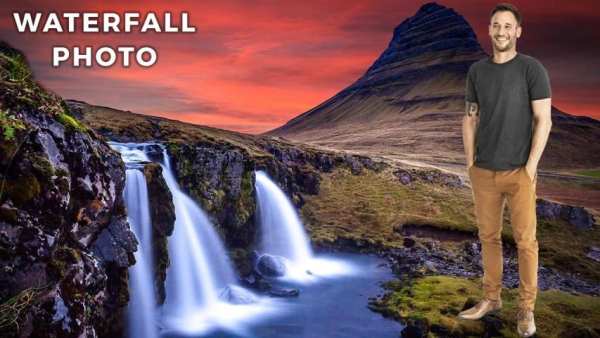 Waterfall Photo Frame - Photo Editor स्क्रीनशॉट 4
