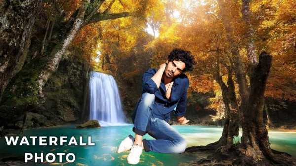 Waterfall Photo Frame - Photo Editor स्क्रीनशॉट 2