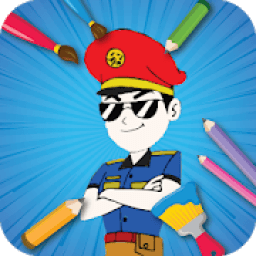 ikon Little Singham Coloring Pages Educational Basics