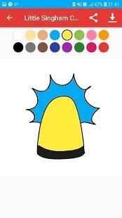 Little Singham Coloring Pages Educational Basics screenshot 3