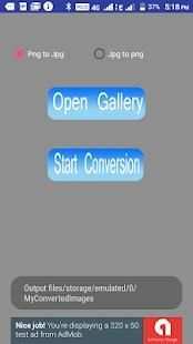 pngjpeg Converter-Multiple File Support screenshot 1