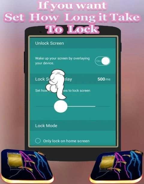 Wave Air Lock Gold Screen lock / Unlock screenshot 1