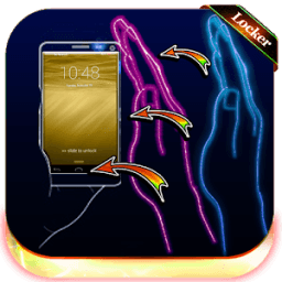 Wave Air Lock Gold Screen lock / Unlock आइकन