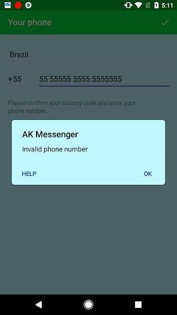 AK Messenger screenshot 2