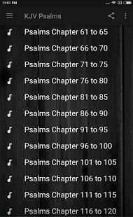 KING JAMES BIBLE (KJV): PSALMS AUDIO screenshot 7