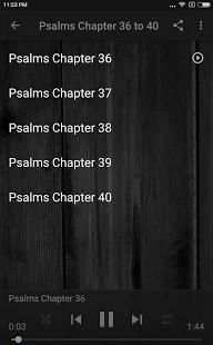 KING JAMES BIBLE (KJV): PSALMS AUDIO screenshot 4