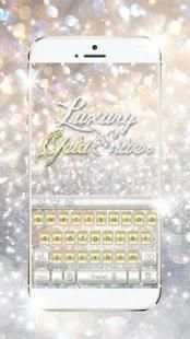 Luxury Gold & Silver Keyboard स्क्रीनशॉट 4