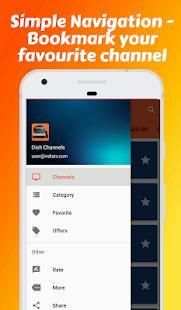 Channel list, channel Recharge for Dish TV DTH app screenshot 2