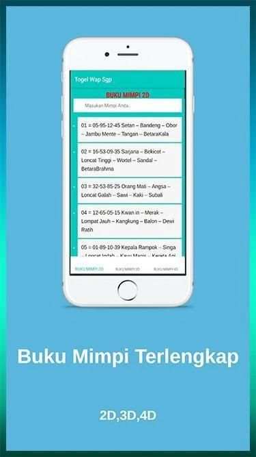 Togel Wap Sgp screenshot 2