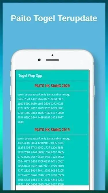 Togel Wap Sgp App لـ Android Download - 9Apps