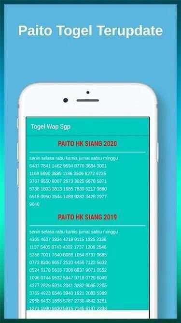 Togel Wap Sgp screenshot 4