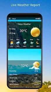 Weather & Clock Widget स्क्रीनशॉट 2