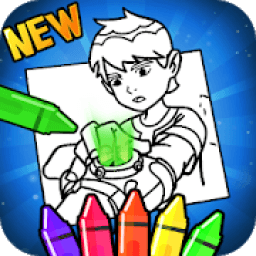 ikon Ben ten Coloring 10 Aliens