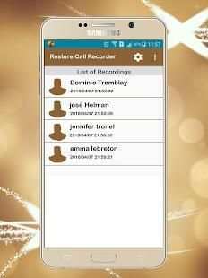 Restore Call Recorder स्क्रीनशॉट 4