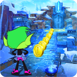 the beast boy run escape go icon