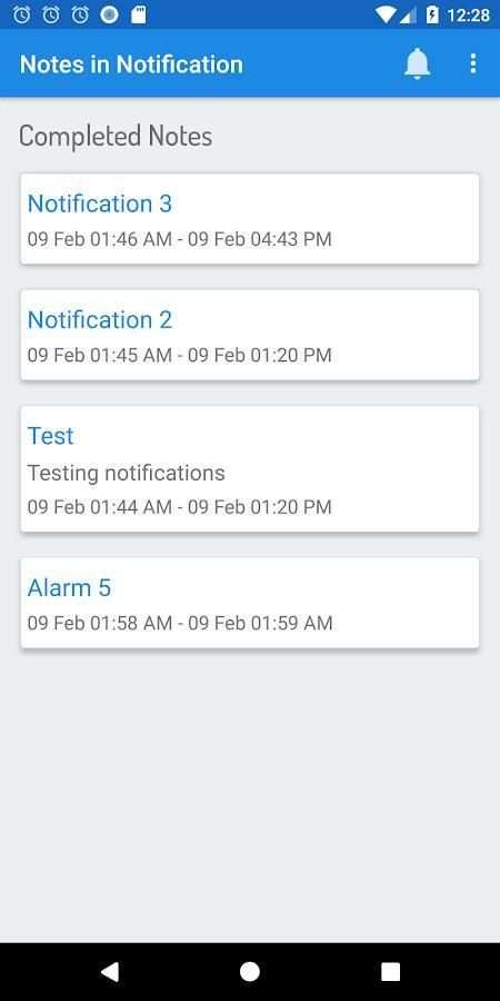 Notes in Notification скриншот 5