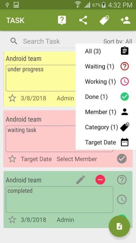 TASK screenshot 3