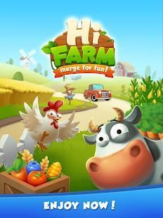 Hi Farm: Merge Fun स्क्रीनशॉट 1