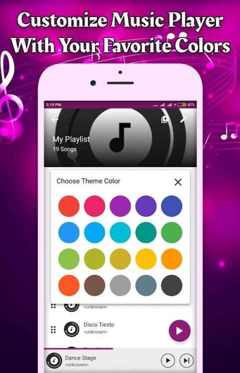 Music Player - MP3 Player स्क्रीनशॉट 1