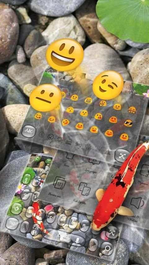 Tema Keyboard Ikan Koi screenshot 1