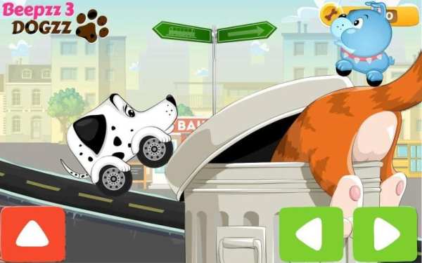 Car Racing game for Kids - Beepzz Dogs * स्क्रीनशॉट 3