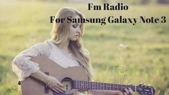 Fm Radio For Samsung Galaxy Note 3 screenshot 2