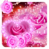 Rose Diamond Wedding Keyboard on 9Apps