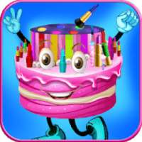 Makeup Box Cake Game logo