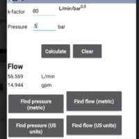 Find flow rate or pressure of fire sprinkler on 9Apps