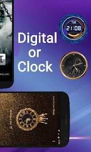 Lock Screen Clock - time screen lock & video alarm screenshot 6