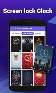 Lock Screen Clock - time screen lock & video alarm screenshot 4