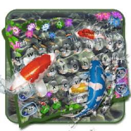 3D koi fish Keyboard Theme