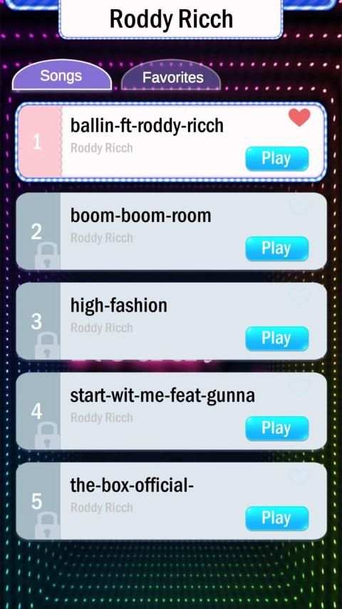 Piano Tap Roddy Ricch :The Box 2020 स्क्रीनशॉट 1