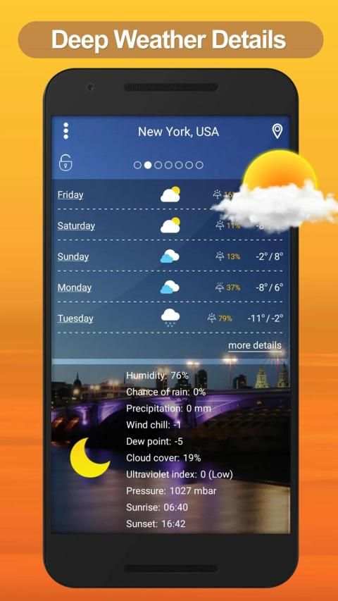 Weather Forecast - Accurate Weather App स्क्रीनशॉट 3