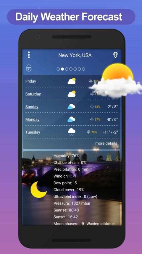 Weather Forecast - Accurate Weather App स्क्रीनशॉट 5