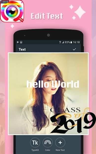 Pengeditan foto, filter, efek, baru screenshot 1