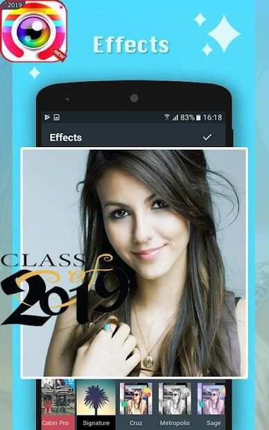 Pengeditan foto, filter, efek, baru screenshot 2