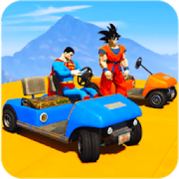 Superhero Kart Racing Games: Mega Ramp Games आइकन