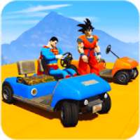 Superhero Kart Racing Games: Mega Ramp Games