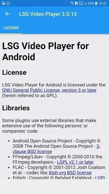 LSG Video Player स्क्रीनशॉट 6