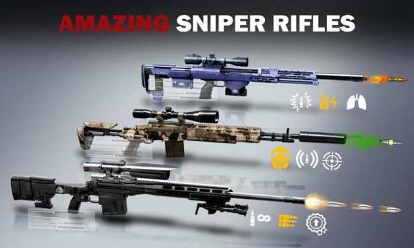 Contract Sniper Assassin 3D: Gun Shooting Games स्क्रीनशॉट 2