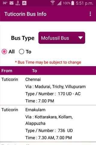 Tuticorin Bus Info screenshot 8