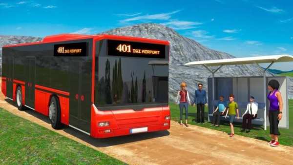 Bus Racing - Offroad 2018 स्क्रीनशॉट 1