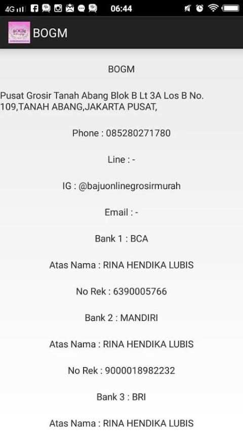 BOGM Tanah Abang screenshot 7