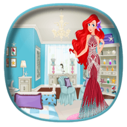 Ariel Mermaid Dress Design icon