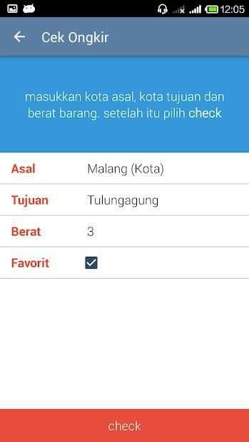 Ongkos Kirim JNE screenshot 5