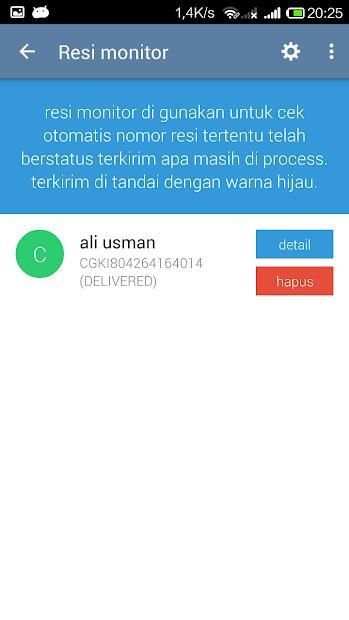 Ongkos Kirim JNE screenshot 1